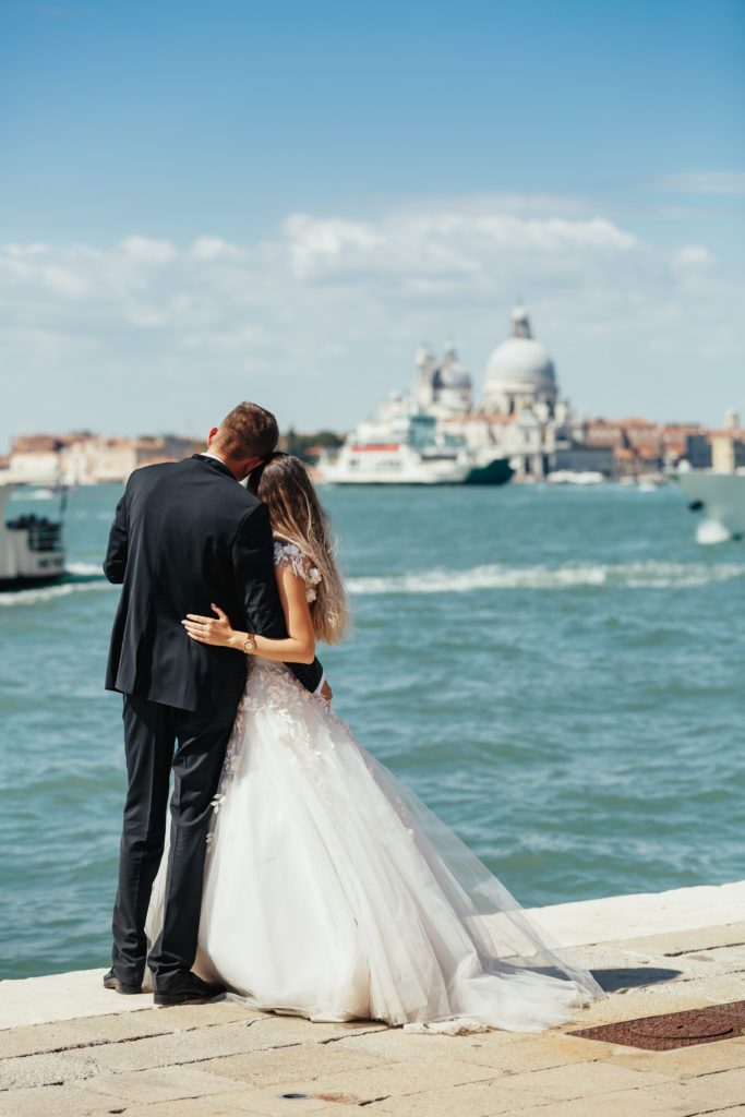 mariage romantique à Venise